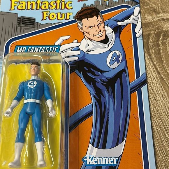 Fantastic Four “Mr Fantastic” Action Figure, Retro, Toy, Collector’s, 5” - Picture 4 of 6
